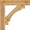 Ekena Millwork Merced Block Rough Sawn Bracket, Western Red Cedar, 6"W x 36"D x 36"H BKT06X36X36MRC05RWR - alternate 2
